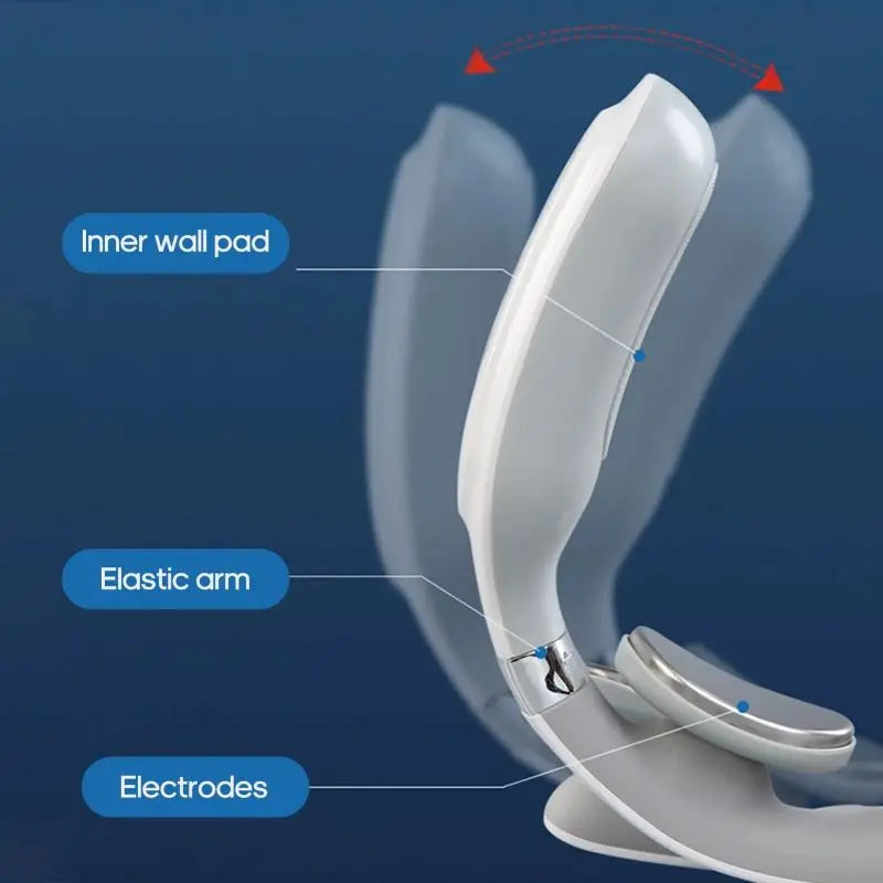 4-Head Intelligent Cervical Neck Massager – Voice-Controlled Heating & Strength Adjustment