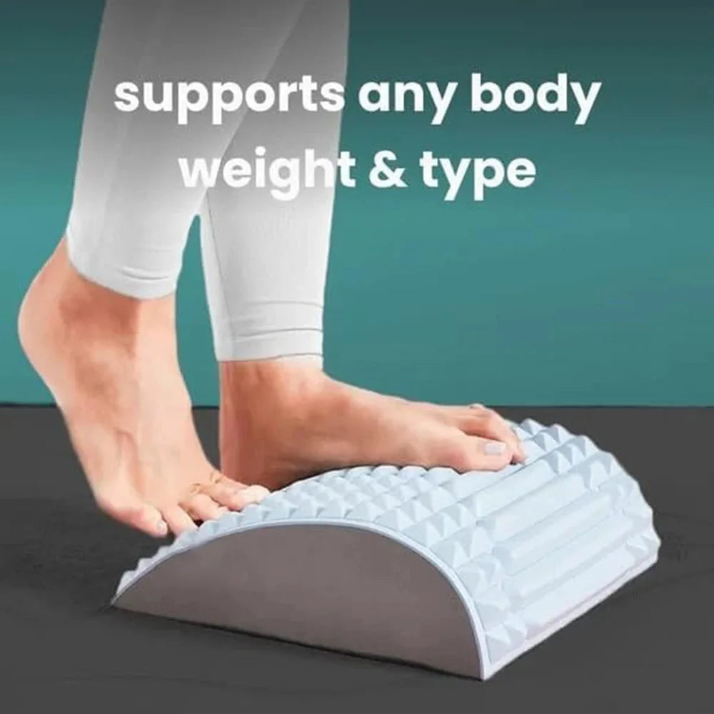 PineEase™ Orthopedic Back Stretcher Pillow – Natural Pain Relief & Posture Correction for Spine Health