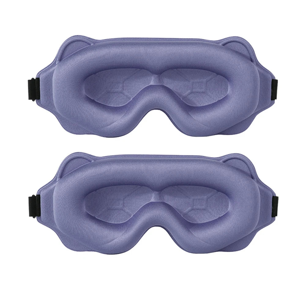 3D Sleep Mask – Blackout Eye Mask for Sleeping, Soft Breathable Travel Eyeshade & Night Sleep Aid