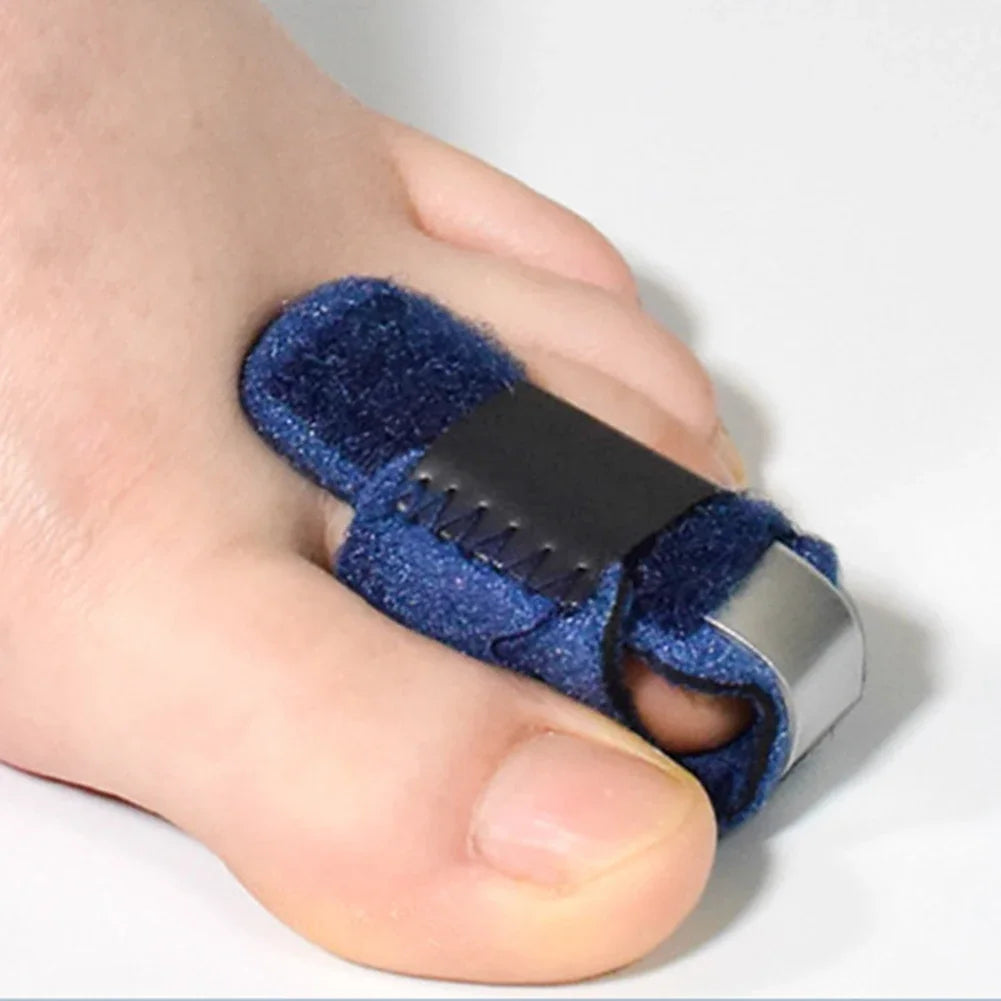 Toe Splint Straightener – Hammer Toe Corrector Brace for Crooked & Claw Toe Alignment, Adjustable Stabilizer Wrap for Pain Relief