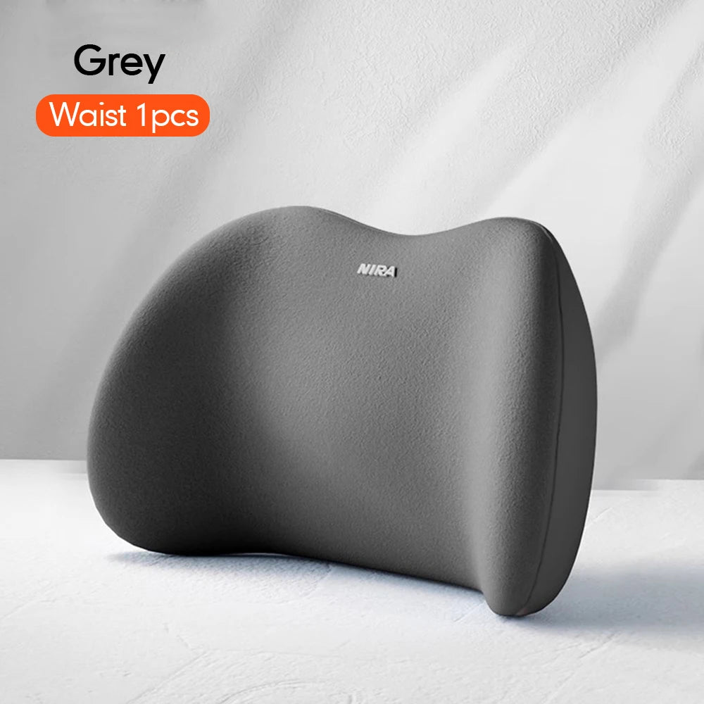 Car Seat Neck Pillow & Adjustable Lumbar Support