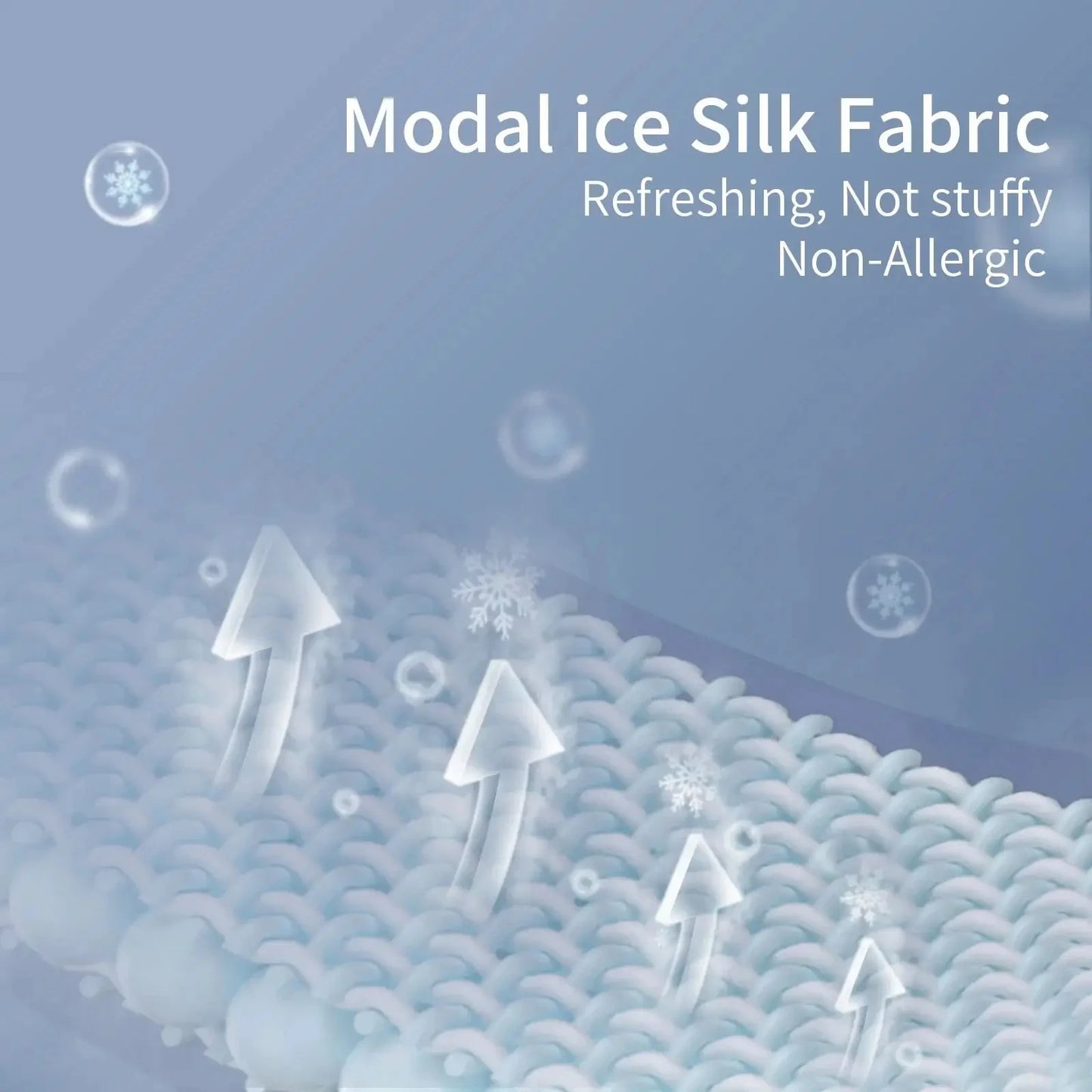 Close-up of modal ice silk fabric highlighting breathable material for adjustable neck support brace