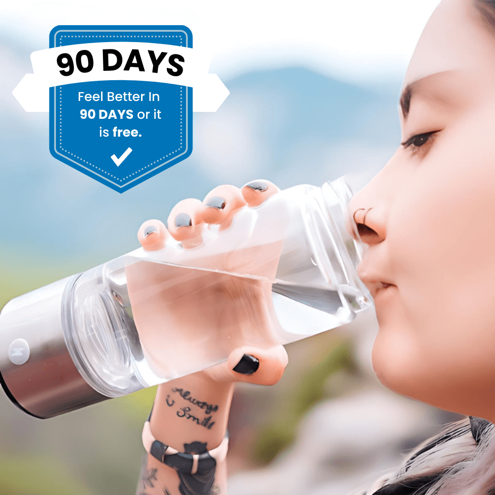 HydroPure™ Hydrogen Water Bottle – Portable Hydrogen-Infused Water Generator