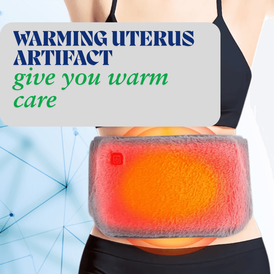 Zorelie menstrual heating pad for cramps worn on lower abdomen providing warm care and comfort