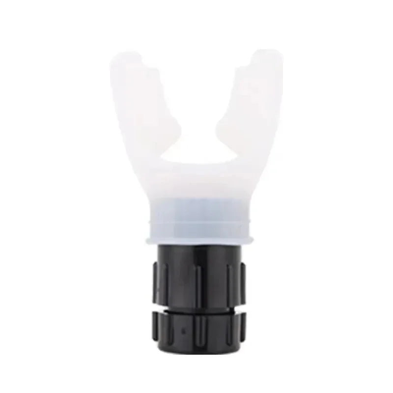 Zorelie.co portable lung exercise device with black base and clear mouthpiece for respiratory training