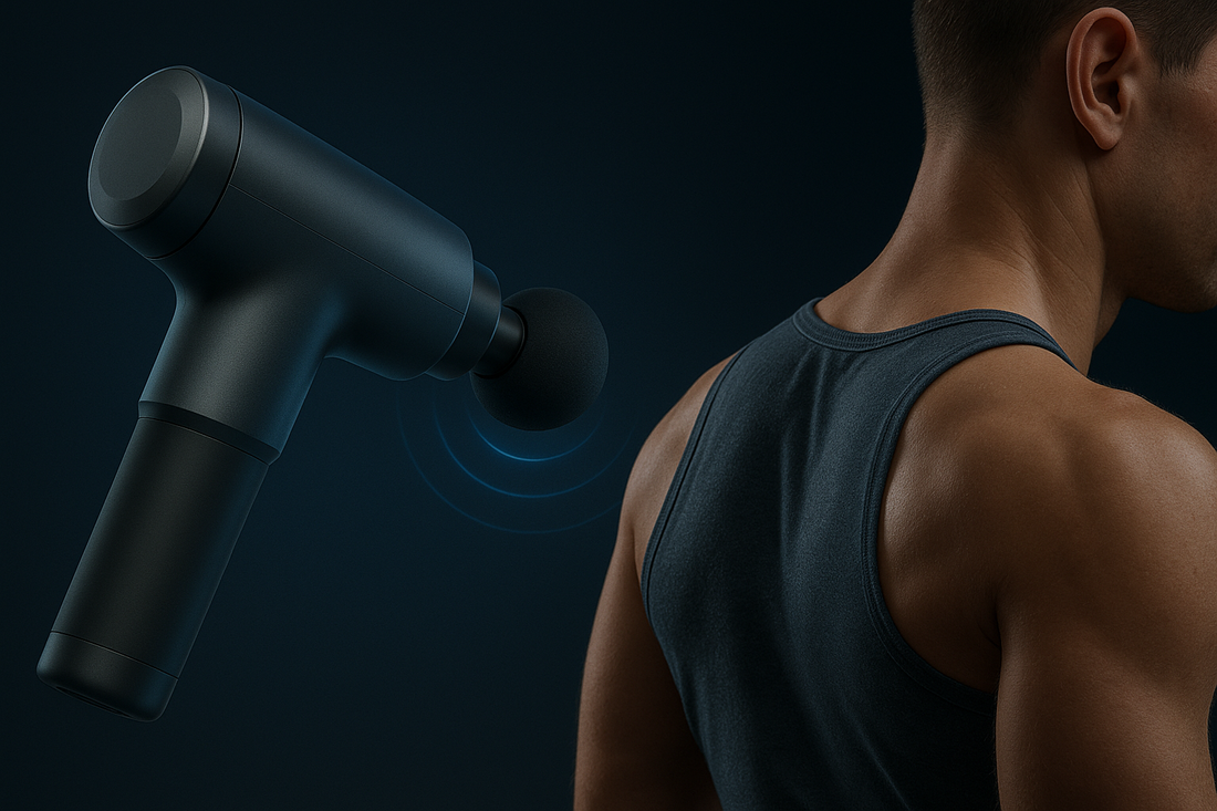 22-Head Fascia Massage Gun with 9 Modes – Ultimate Deep Tissue Handheld Muscle Massager