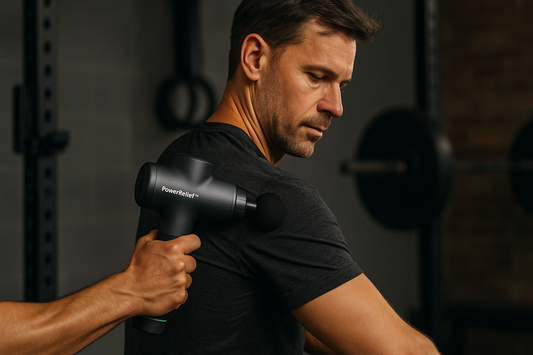 PowerRelief™ Deep Tissue Massage Gun – Professional Percussion Massager for Muscle Recovery & Pain Relief
