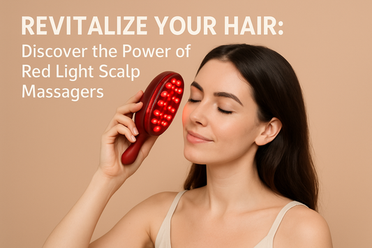 Scalp massager with red light therapy,Hair growth massager,Red light therapy hair growth,Scalp massage device,Hair regrowth de