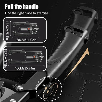 PowerTwist™ Hydraulic Arm & Forearm Blaster – Adjustable 22-440 lbs Resistance