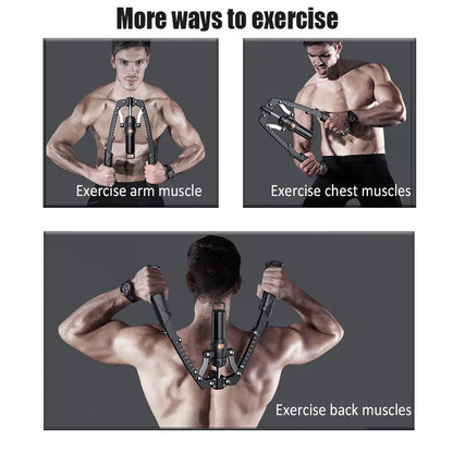 PowerTwist™ Hydraulic Arm & Forearm Blaster – Adjustable 22-440 lbs Resistance