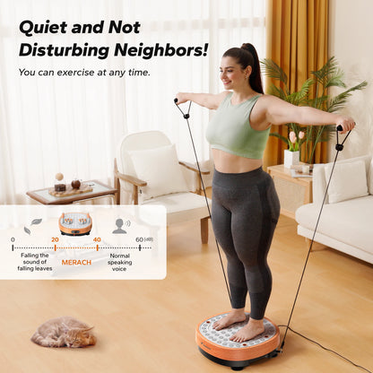 VibraCore™ 3-in-1 Whole-Body Vibration Plate – Lymphatic Drainage & Weight-Loss Massager
