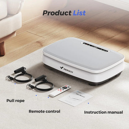 MERACH LED Vibration Plate Platform – Whole Body Workout & Lymphatic Drainage Machine