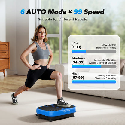 MERACH EMS Vibration Plate – Whole Body Platform for Lymphatic Drainage, Pain Relief & Weight Loss