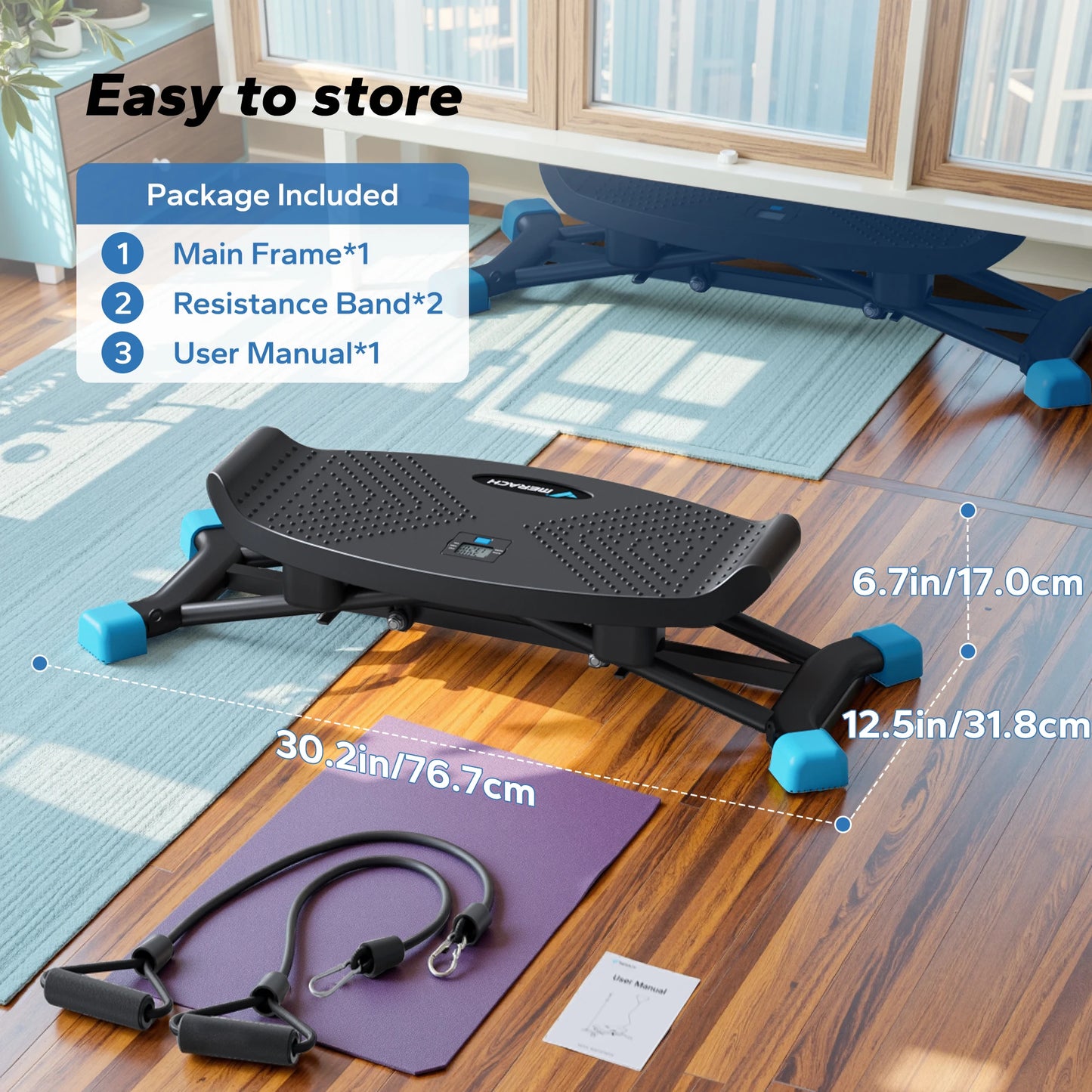 GlideSki™ Simulated Ski Training Machine – Full-Body Cardio & Core Trainer for Home Gym