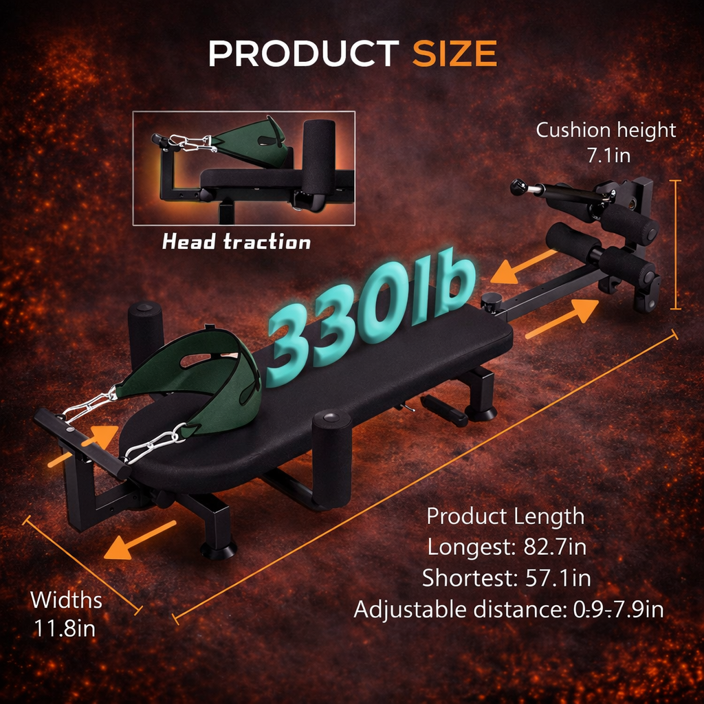 SpinoRelief™  Lumbar Stretch & Decompression Bench