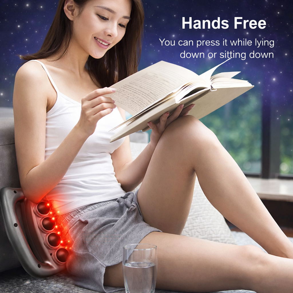 Deep Tissue Massage Gun – Percussion & Heat Therapy Device