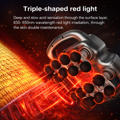 Deep Tissue Massage Gun – Percussion & Heat Therapy Device