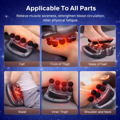 Deep Tissue Massage Gun – Percussion & Heat Therapy Device