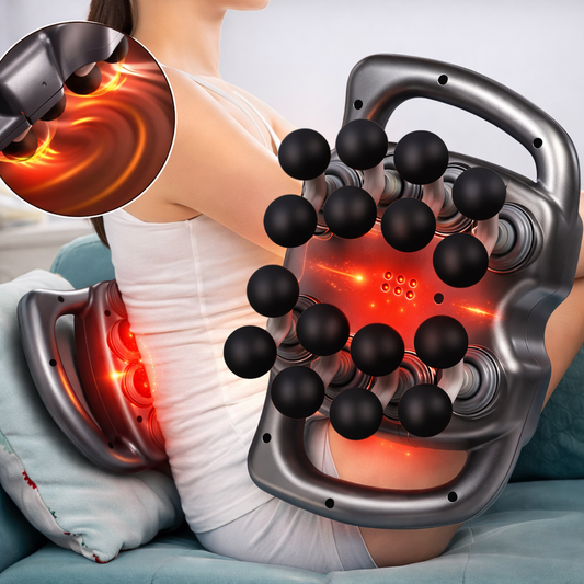 Deep Tissue Massage Gun – Percussion & Heat Therapy Device
