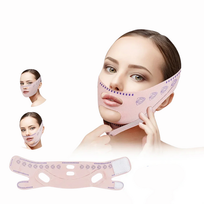 Face Slimming Bandage V Line Shaper – Chin and Cheek Lift Belt with Anti-Wrinkle Strap