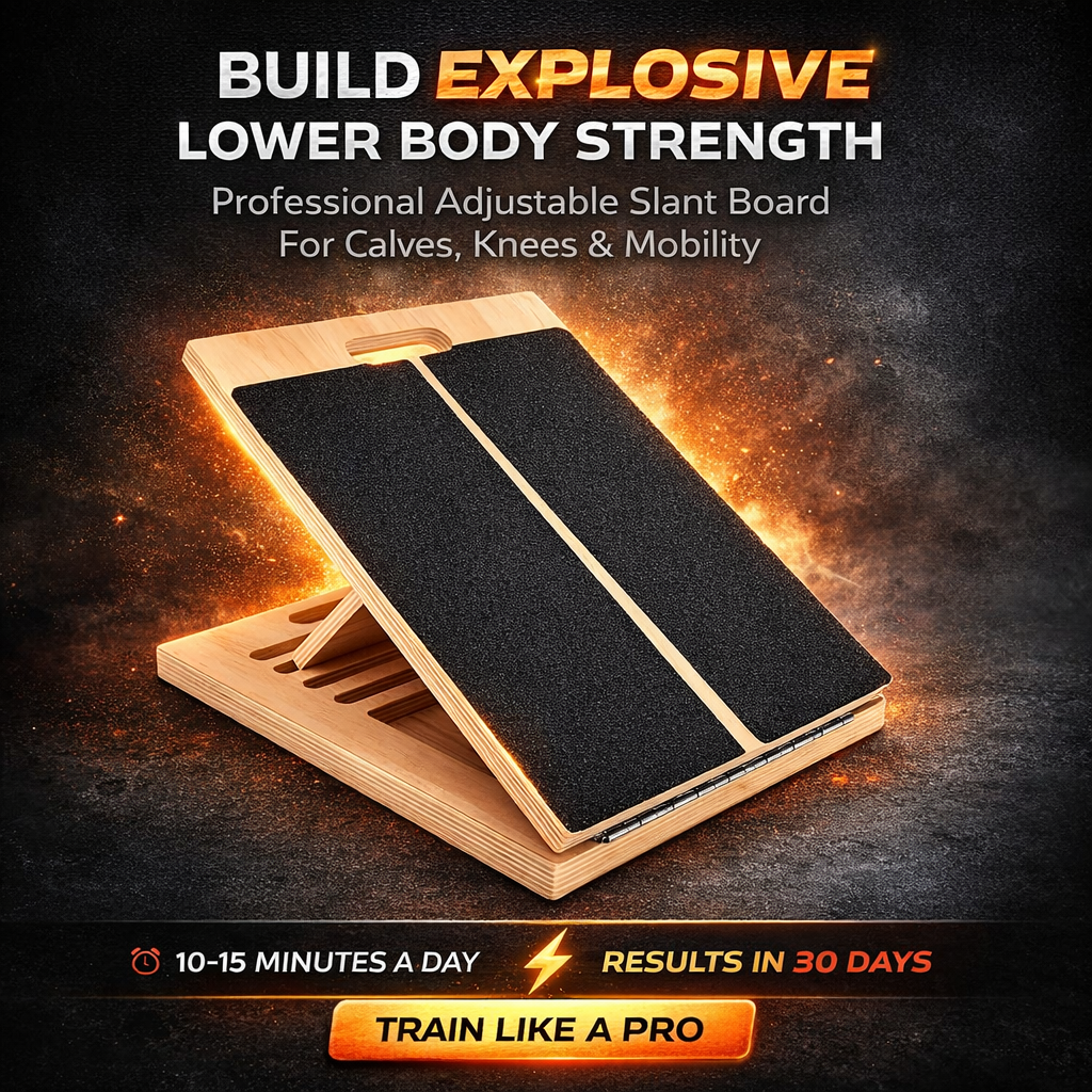 FlexStretch™ Adjustable Wooden Slant Board