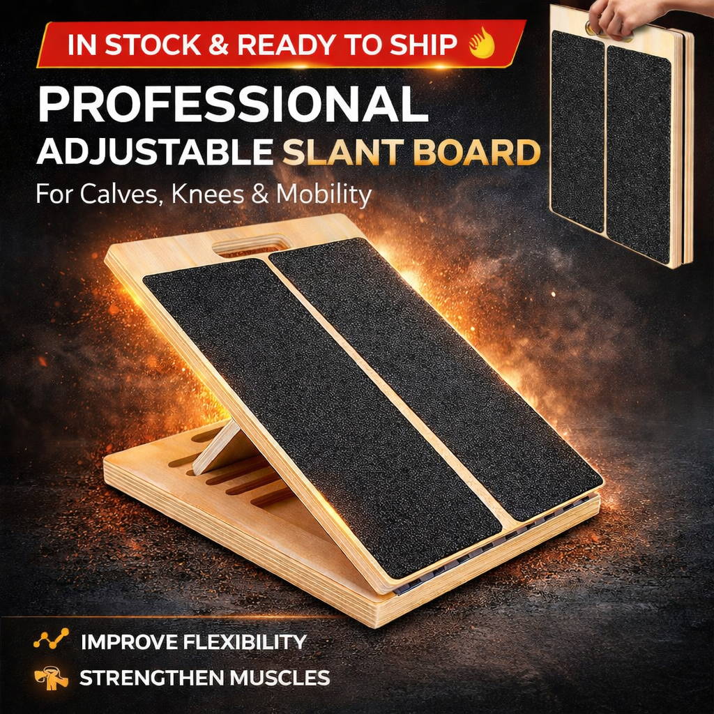 FlexStretch™ Adjustable Wooden Slant Board