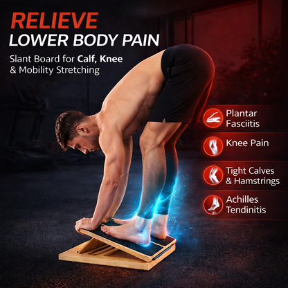 FlexStretch™ Adjustable Wooden Slant Board