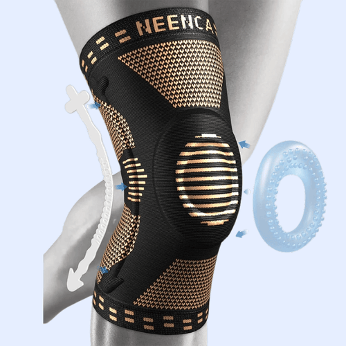 FlexiMax™ Copper Knee Brace – Compression Support for Pain Relief, Recovery & Mobility