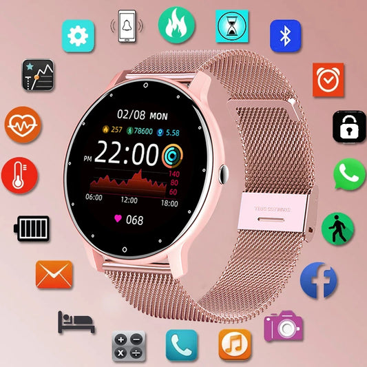 Waterproof Full-Touch Sports Smartwatch
