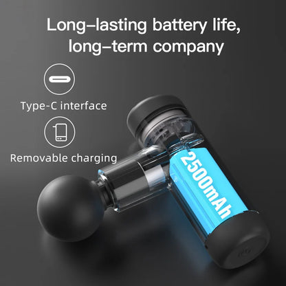 Booster Mini X™ Percussion Massage Gun – Compact Deep Tissue Massager for Muscle Recovery & Relaxation