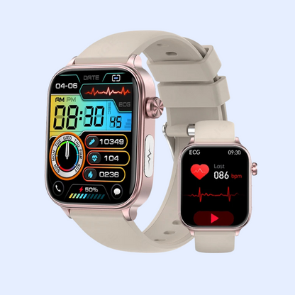 LIGE ECG+PPG Smartwatch – Women’s Health Tracker with Blood Lipid, Uric Acid, Body Temperature & Menstrual Cycle Monitoring