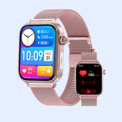 LIGE ECG+PPG Smartwatch – Women’s Health Tracker with Blood Lipid, Uric Acid, Body Temperature & Menstrual Cycle Monitoring