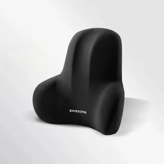 OrthoEase Memory Foam Lumbar Cushion – Lower Back Support for Pain Relief and Posture Correction
