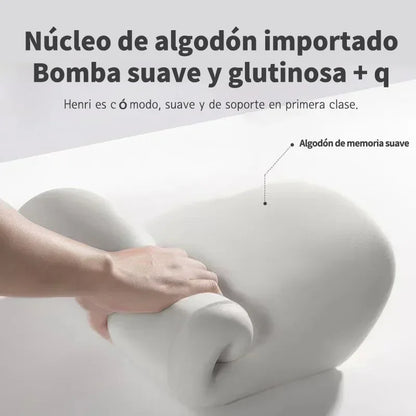 OrthoEase Memory Foam Lumbar Cushion – Lower Back Support for Pain Relief and Posture Correction