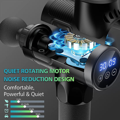 PowerPulse™ 30 – Deep Tissue Massage Gun for Full-Body Muscle Recovery & Pain Relief