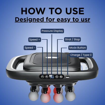 PowerRelief™ Deep Tissue Massage Gun
