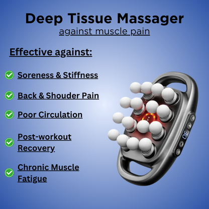 PowerRelief™ Deep Tissue Massage Gun