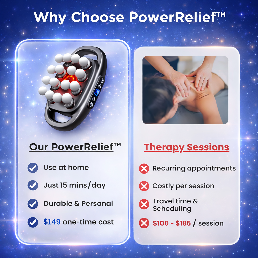 PowerRelief™ Deep Tissue Massage Gun
