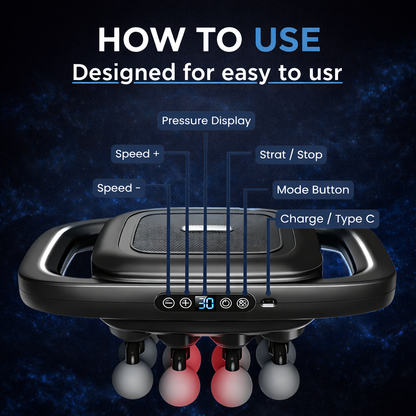 PowerRelief™ Deep Tissue Massage Gun
