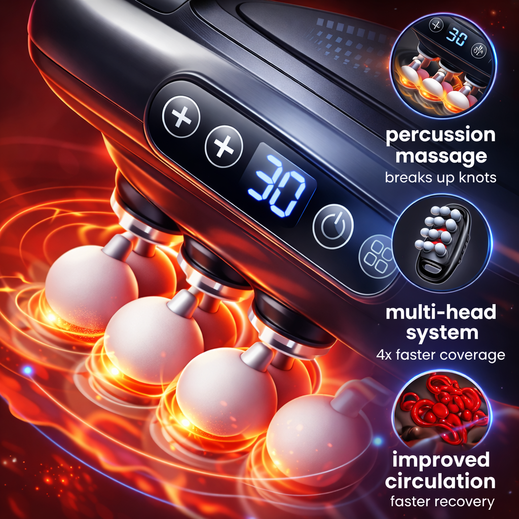 PowerRelief™ Deep Tissue Massage Gun