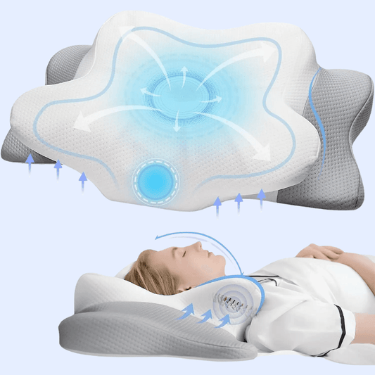 PureRest™ Odorless Orthopedic Pillow – Ultimate Comfort and Neck Support for Restful Sleep