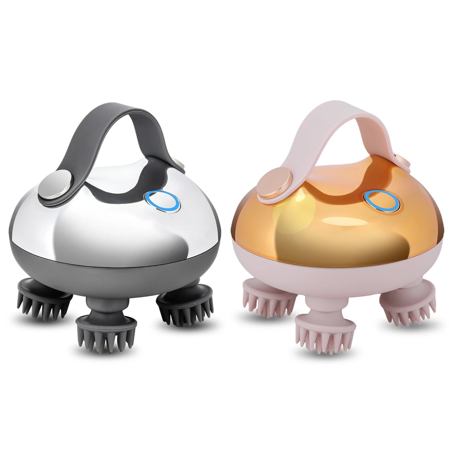 ScalpZen™ Electric Scalp Massager – 8 Silicone Massage Heads, Deep-Kneading & 3-Mode Therapy for Hair Growth, Stress Relief & Relaxation