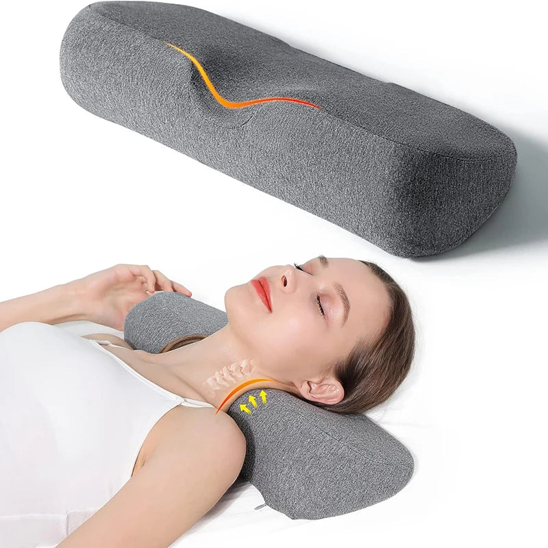 CerviContour™ Orthopedic Memory Foam Pillow – Ergonomic Neck Support for Pain-Free, Restful Sleep