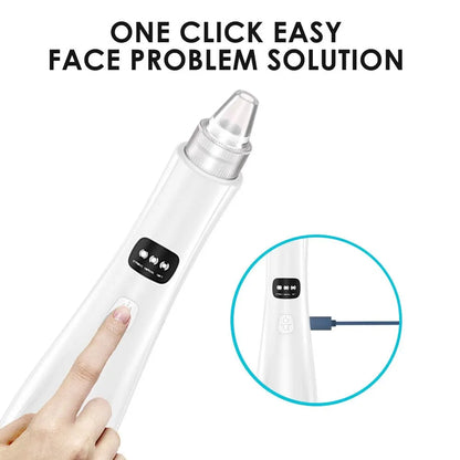 3-Mode Blackhead Remover Vacuum – Face Cleansing Beauty Device, Dead Skin & Pore Cleaner, Rechargeable Suction Machine