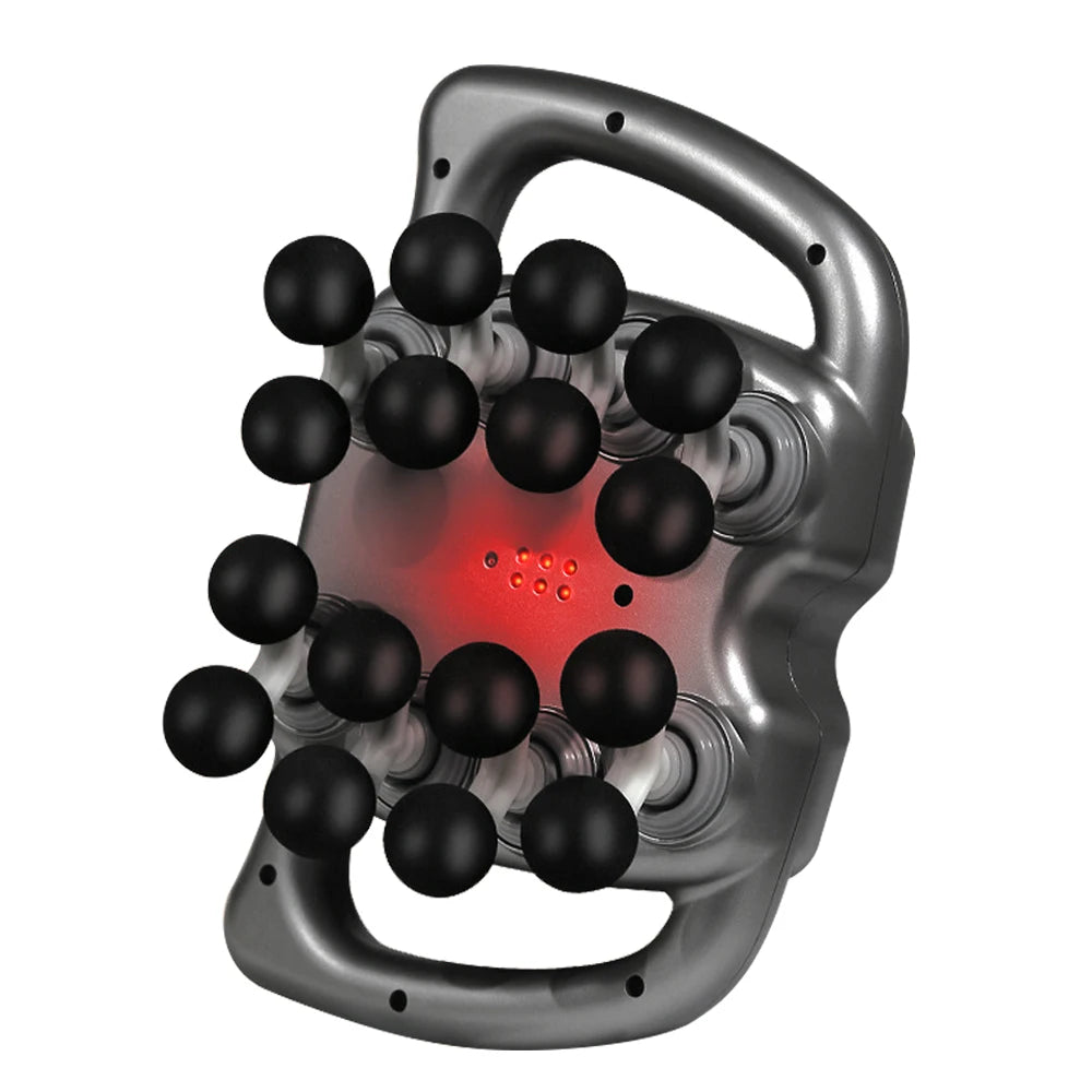 PowerPulse™ Professional Fascia Massage Gun – 16-Head Deep Tissue Percussion Massager for Full Body Relief