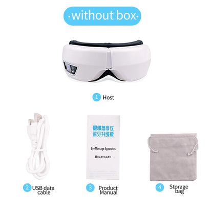 VisioRelax™ 6D Smart Eye Massager – Airbag Compression, Vibration & Bluetooth Music Sleep Mask