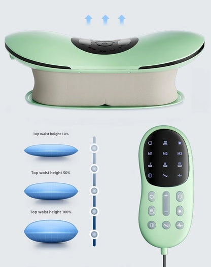 JAIYORL™ Electric Lumbar Traction Massager – Heated Back Support with Vibration & Spine Alignment