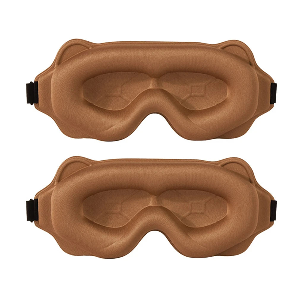 3D Sleep Mask – Blackout Eye Mask for Sleeping, Soft Breathable Travel Eyeshade & Night Sleep Aid