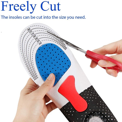 Orthopedic Memory Foam Insoles – Gel Cushion Arch Support Shoe Inserts for Men & Women