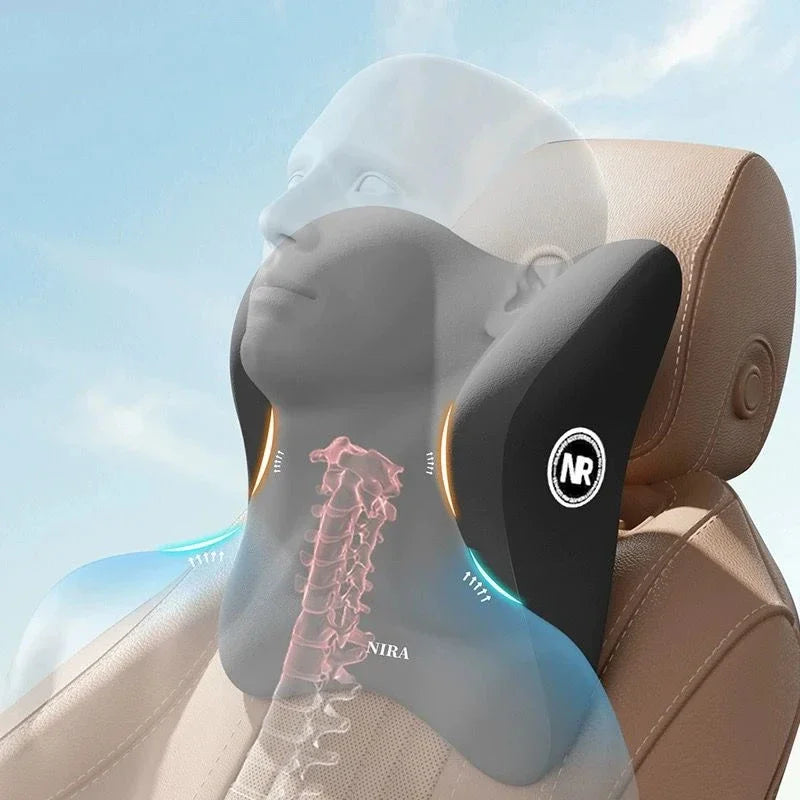 Car Headrest & Lumbar Support Pillow